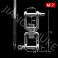 Stainless Steel Double Jaw End Swivels for Riggings